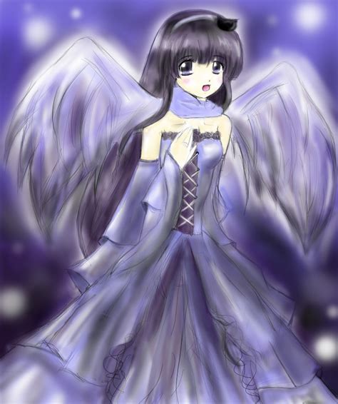 Anime Angel Girl By Nitsuki123 On Deviantart