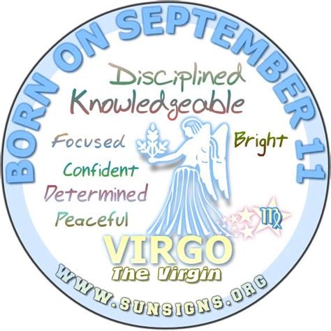 As a virgo born on this day, you are a very quiet and analytical person. September 11 Zodiac Horoscope Birthday Personality ...