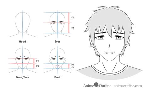 12 Anime Male Facial Expressions Chart And Tutorial Animeoutline In