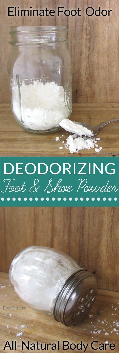 You get to choose the scent so you always have the smell that you want and. Cooling Foot and Shoe Deodorizing Powder DIY - Bren Did | Deodorant powder, All natural ...