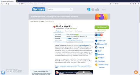 Its windows version is based on chromium and retains its signature elements: Firefox 74.0 (32-bit) Descargar para Windows / Old ...