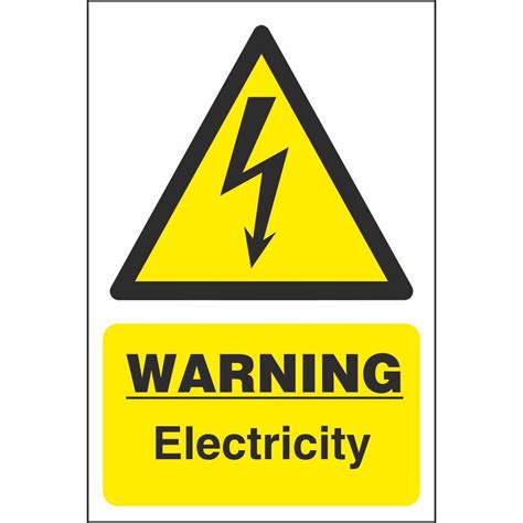 Electricity Warning Signs Electrical Hazard Safety Signs Ireland