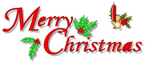 Christmas Eve T Clip Art Merry Christmas Text Picture Png Download