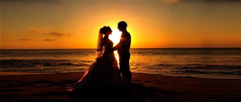 12 Beautiful Sunset Wedding Photos Fizara