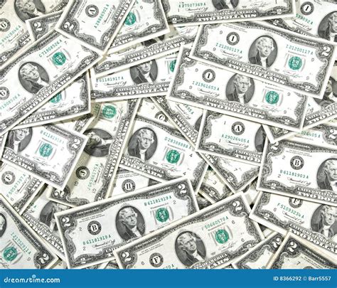 Two Dollar Bill Collage Stock Photography Image 8366292