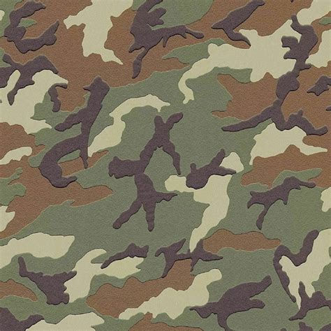 A S Creation Camouflage Wallpaper Military Camo Green Brown Army