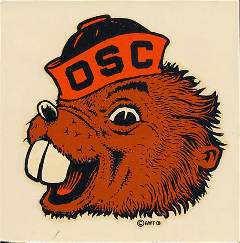 Oregon State College Beavers Decal