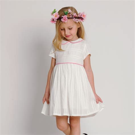 Little Girl Summer White Dress 2016 Baby Girls Clothes Kids Party