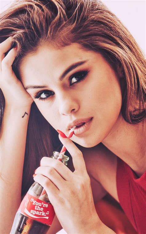 Selena Gomez Coca Cola Photoshoot K Ultra Hd Mobile Wallpaper