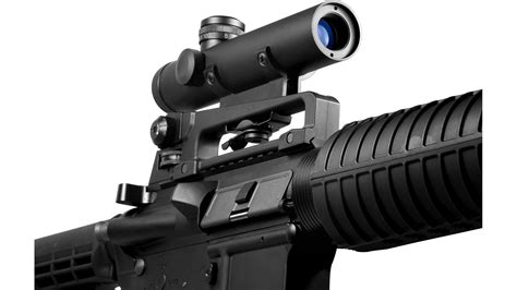 Barska 4x20 Electro Sight Rifle Scope For M 16 Carry Handle Mount 48
