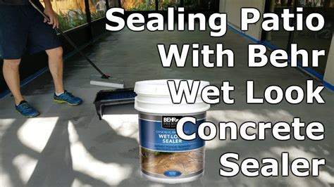 How To Professionally Seal Your Concrete Patio Patio Designs
