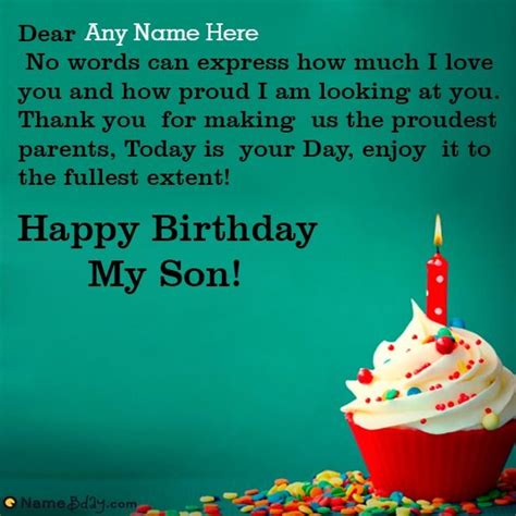 Wish Your Son A Very Happy Birthday In A New And Interesting Way