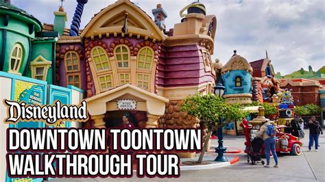 Downtown Toontown Walkthrough Tour In Mickeys Toontown At Disneyland