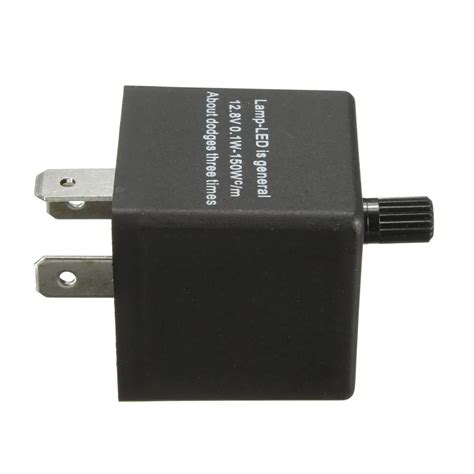 12V 3 PIN 0 02A 20A Electronic LED Adjustable Flasher Relay For Turn