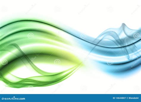 Blue And Green Wave Background Stock Illustration Illustration Of