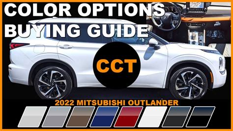 2022 Mitsubishi Outlander Color Options Buying Guide Youtube