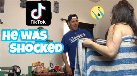 Tik Tok Made Me Do It Recreating Tiktok Naked In Front Of Boyfriend Youtube