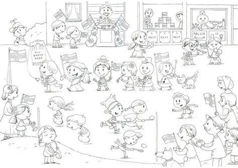 Brakte feiringen hjem til folk. fargelegge 17.mai - Búsqueda de Google i 2020 ...