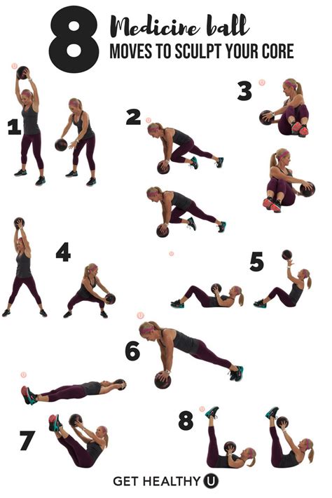8 Best Medicine Ball Core Exercises Medicine Ball Workout Medicine
