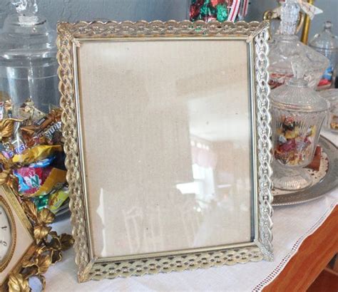 Vintage Gold Plated Ornate 8 X 10 Picture Frame By Losttreasures2u