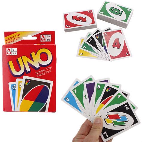 How to play uno card game. UNO 108 Fun Standard Playing Cards Game For Family Friend ...