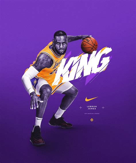 Nike King James 23 On Behance Lebron James Poster Lebron James