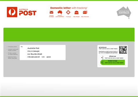 Calculate your postage rate, send and track your parcel. Domestic letter with tracking Large (C4) prepaid envelope ...