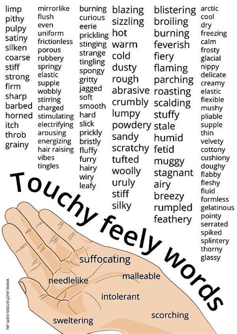 Touchy Feely Wordsinfographic Chris The Story Reading Apes Blog