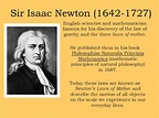 Sir Isaac Newton Is Ranked No.24 Out Of The 100 People That Changed The ...