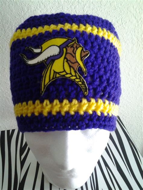 Minnesota Vikings Crochet Hat Crochet Crochet Hats Hats
