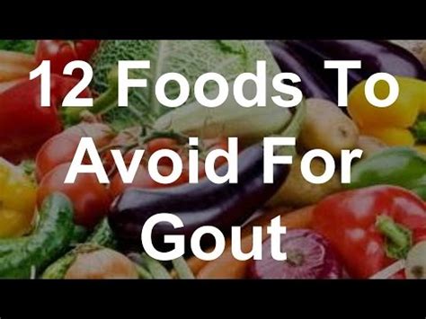 Gout is quite a tricky condition to manage especially when it if you can avoid fast food and other processed foods, please do. 12 Foods To Avoid For Gout - YouTube