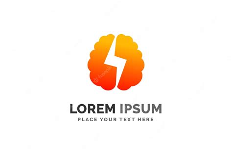 Premium Vector Power Brain Logo Design Template