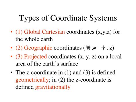 Ppt Geodesy Map Projections And Coordinate Systems Powerpoint