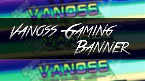 Vanoss Gaming Banner Speed Art Cybortic Designs Youtube
