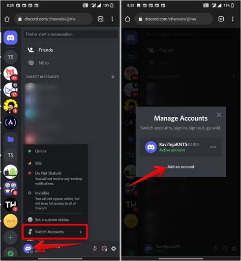 How To Switch Between Accounts On Discord Easily Techwiser Gulf