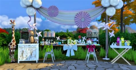 Sims 4 Baby Shower Decor Ideas