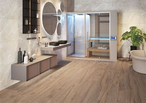 Un bagno moderno che abbina ad un arredo moderno e al ...