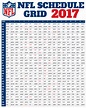 NFL Football Schedule 2017 released: Dates and times for all games ...