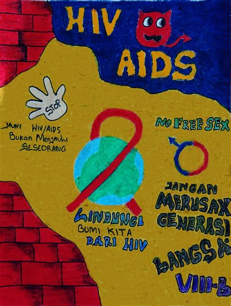 Poster Tentang Hiv Aids Tulisan