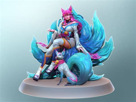 Spirit Blossom Ahri Archivo Lol 3d Stl Etsy México