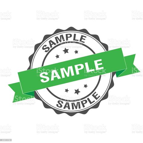 Sample Stamp Illustration Stock Illustration Download Image Now