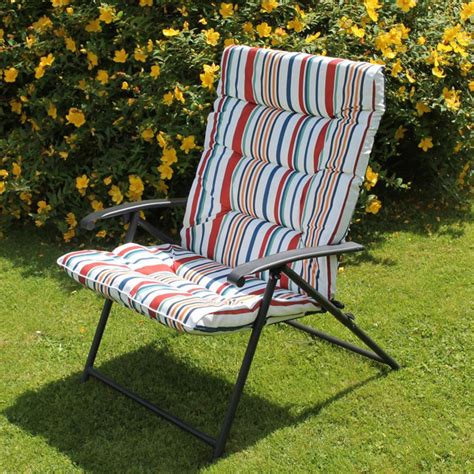 Fruitwood wood folding chair with vinyl padded seat. Folding Padded Sun Chair -folding chairs kilkenny-garden ...