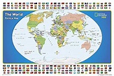 The World for Kids, Laminated, Wall Map by National Geographic Society