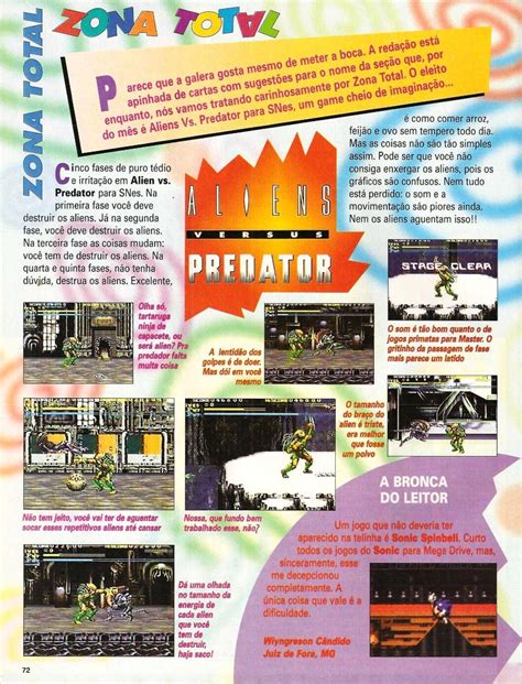 Alien Vs Predator of Super Nintendo in Super GamePower nº 26