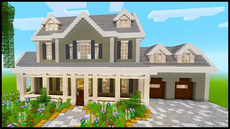 Who else doesn't like a beautiful modern house in minecraft? Minecraft: How to Build a Large Suburban House #3 | PART 5 ...