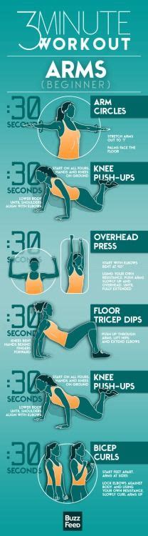Easy Arm Toning Exercises Without Weights Exercise Poster