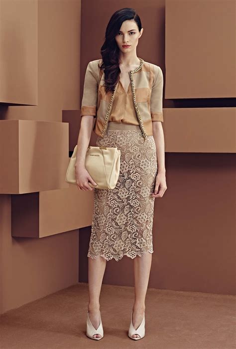 Elisabetta Franchi Spring Summer 2014 Fashion Style Long Skirt And Top