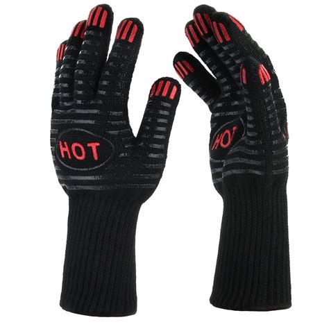 Bbq Grilling Cooking Gloves 932f Extreme Heat Resistant ...