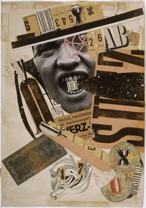 Raoul Hausmann Abcd 1923 Dada Art Dada Collage Collage Artists