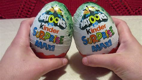 Asmr Maxi Kinder Eggs Surprise Natoons Ποια μεγάλα ζώα πέτυχα Youtube